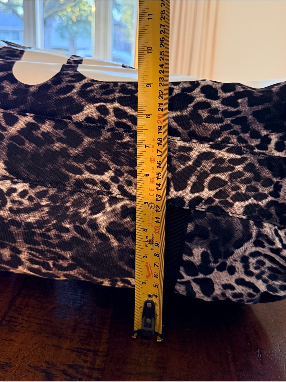 Fila Leopard-Print Logo Travel Duffel Bag - Picture 9 of 9